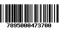 Código de Barras 7895000473700