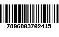 Código de Barras 7896003702415