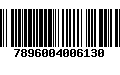 Código de Barras 7896004006130