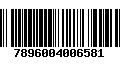 Código de Barras 7896004006581