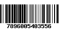 Código de Barras 7896005403556