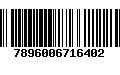 Código de Barras 7896006716402