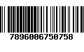 Código de Barras 7896006750758