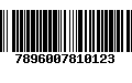 Código de Barras 7896007810123