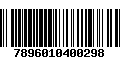 Código de Barras 7896010400298