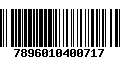 Código de Barras 7896010400717