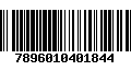 Código de Barras 7896010401844