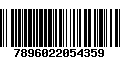 Código de Barras 7896022054359