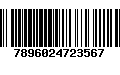 Código de Barras 7896024723567