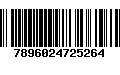 Código de Barras 7896024725264