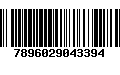 Código de Barras 7896029043394