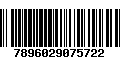 Código de Barras 7896029075722