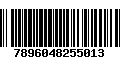 Código de Barras 7896048255013