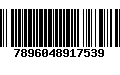 Código de Barras 7896048917539