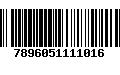 Código de Barras 7896051111016