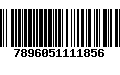 Código de Barras 7896051111856