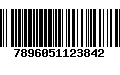 Código de Barras 7896051123842