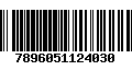 Código de Barras 7896051124030