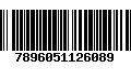 Código de Barras 7896051126089