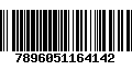 Código de Barras 7896051164142