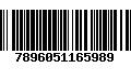 Código de Barras 7896051165989