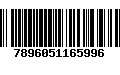 Código de Barras 7896051165996