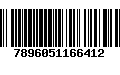 Código de Barras 7896051166412