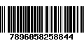 Código de Barras 7896058258844