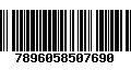 Código de Barras 7896058507690