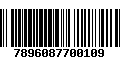 Código de Barras 7896087700109