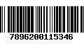 Código de Barras 7896200115346