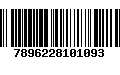 Código de Barras 7896228101093