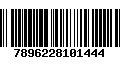 Código de Barras 7896228101444