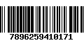 Código de Barras 7896259410171