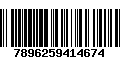 Código de Barras 7896259414674