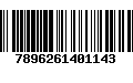 Código de Barras 7896261401143