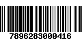 Código de Barras 7896283000416