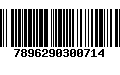 Código de Barras 7896290300714