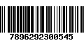 Código de Barras 7896292300545