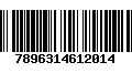 Código de Barras 7896314612014