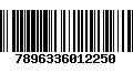 Código de Barras 7896336012250