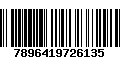 Código de Barras 7896419726135