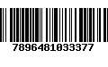 Código de Barras 7896481033377