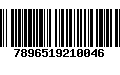 Código de Barras 7896519210046