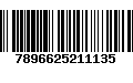 Código de Barras 7896625211135