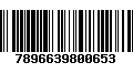 Código de Barras 7896639800653