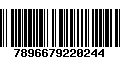 Código de Barras 7896679220244