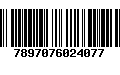 Código de Barras 7897076024077