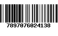 Código de Barras 7897076024138