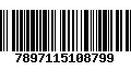 Código de Barras 7897115108799